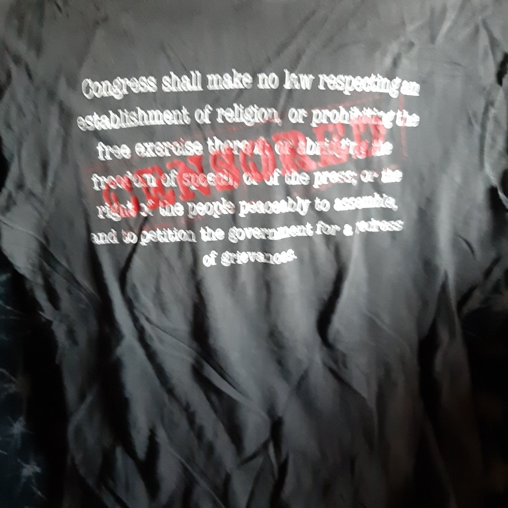 First Ammendment shirt